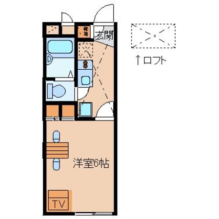 レオパレスサンライズIIの物件間取画像